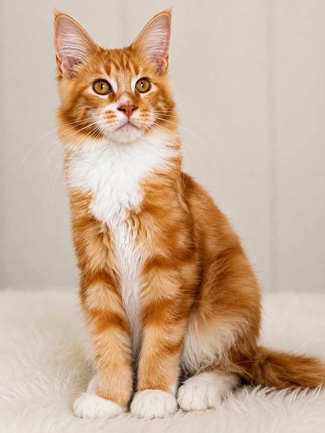 Maine Coon ruivo
